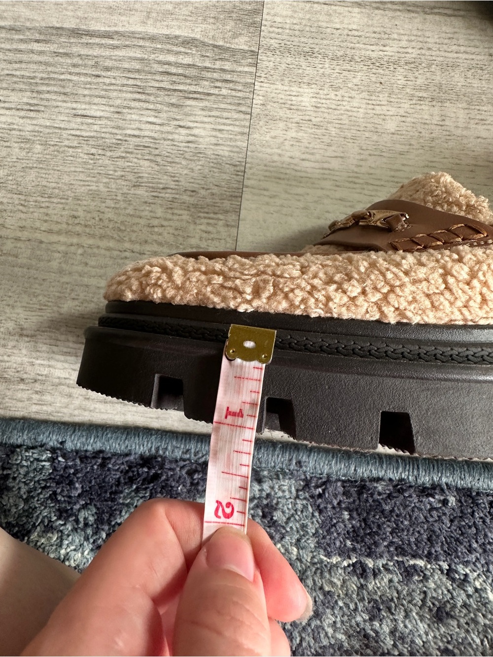 Circus by Sam Edelman Pierce Cozy Faux Shearling Lug Loafer 9 - Picture 12 of 13